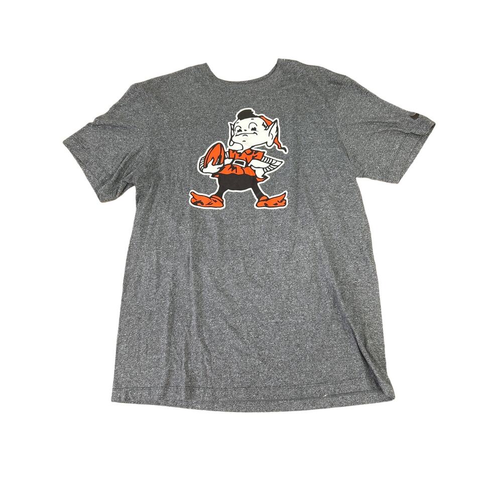Nike Mens Cleveland Browns Shirt Grey Medium
